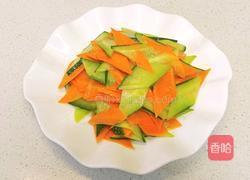 黄瓜炒胡萝卜的做法图解5