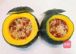 南瓜糯米腊味饭的做法图解5