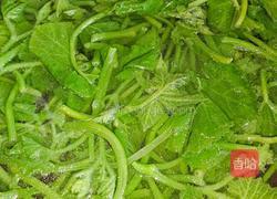 肉片炒南瓜尖的做法图解4