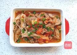 番茄金针菇肥牛的做法图解7