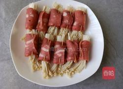 培根金针菇卷的做法图解5