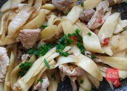 茭白炒肉的做法图解8