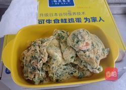 农场鸡蛋荠菜虾仁饼的做法图解13