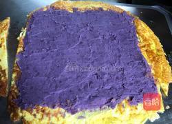 鸡蛋紫薯如意卷的做法图解6