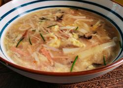 醋椒玉子豆腐鸡蛋汤