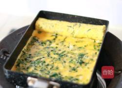 菠菜虾皮厚蛋烧的做法图解7