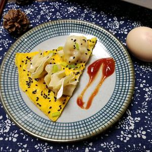 抱蛋煎馄饨