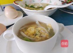 鲜蔬蘑菇蛋花汤的做法图解5