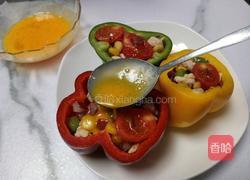 烤鸡蛋彩椒杯的做法图解8