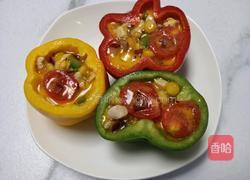 烤鸡蛋彩椒杯的做法图解9