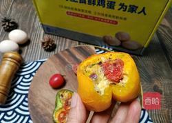 烤鸡蛋彩椒杯的做法图解12