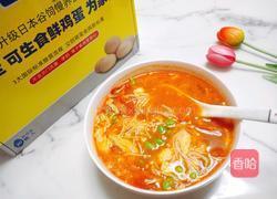 低脂鸡蛋金针菇汤的做法图解8