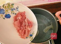 肉沫菠菜鸡蛋汤的做法图解5