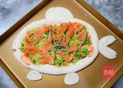 三文鱼披萨的做法图解5