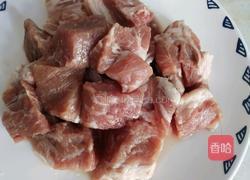 干豆角笋干烧肉的做法图解2