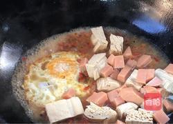 辣椒酱鸡蛋冻豆腐的做法图解5