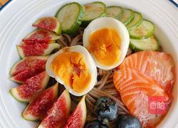 三文鱼轻食面的做法图解8