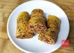 胡萝卜鸡蛋卷的做法图解8