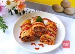 胡萝卜鸡蛋卷的做法图解11