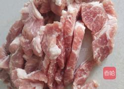 花菜炒肉的做法图解3