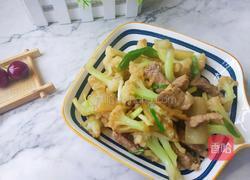 花菜炒肉的做法图解10