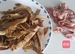 笋干炒肉片的做法图解3