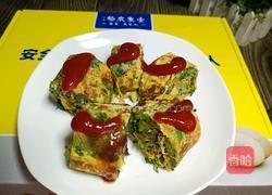 茼蒿鸡蛋卷的做法图解9