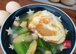 荷包蛋瑶柱丝瓜汤的做法图解9