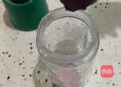 Illustration of how to make taro and purple sweet potato milk 2