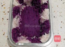 香芋紫薯布丁的做法图解8