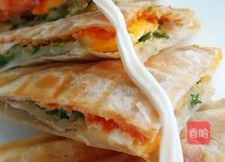 鸡蛋手抓饼的做法图解11