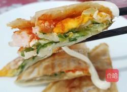 鸡蛋手抓饼的做法图解12