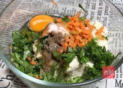 鸡蛋豆渣饼的做法图解3