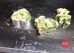 鸡蛋豆渣饼的做法图解5