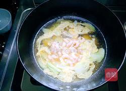 菜杆虾仁鸡蛋汤的做法图解6