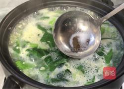 青菜虾皮小米粥的做法图解9