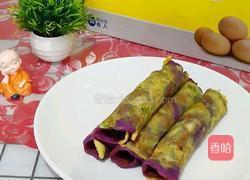 紫薯鸡蛋饼的做法图解13