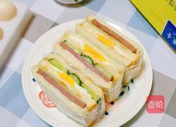 牛肉鸡蛋三明治的做法图解15