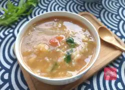 Illustration of how to make cabbage pimple soup 12