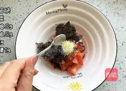 Illustration of how to make omelette noodles 1