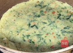 芥菜苗鸡蛋饼的做法图解7