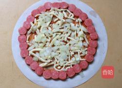 手抓饼鸡蛋披萨的做法图解5