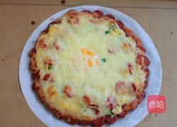 手抓饼鸡蛋披萨的做法图解9