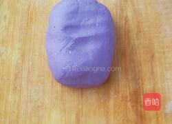紫薯豆沙饼的做法图解3