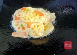 鸡蛋滑藕片的做法图解3