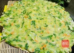 小白菜鸡蛋饼的做法图解8