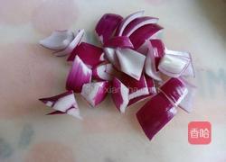 花菜炒香肠的做法图解1