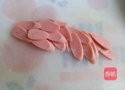 花菜炒香肠的做法图解2