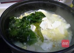 裙带菜豆腐汤的做法图解8