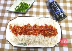 剁椒金针菇蒸粉丝的做法图解4